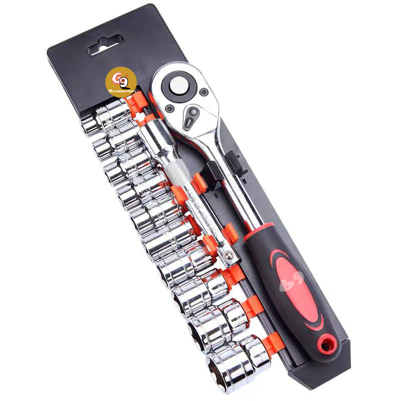 12pcs inch Ratchet socket wrench set