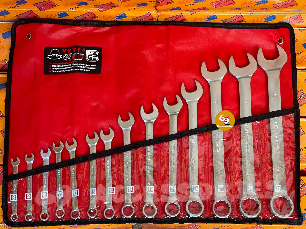 YETI 8-32mm Combination
Wrench set