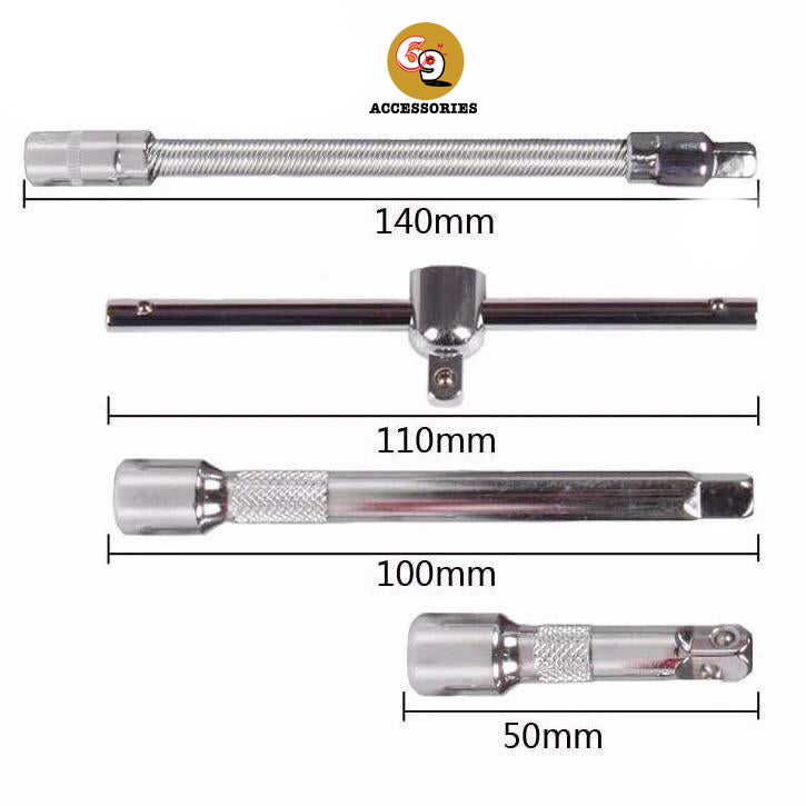 46 pcs Sockets Set Ratched Wrench Hand Tool Set