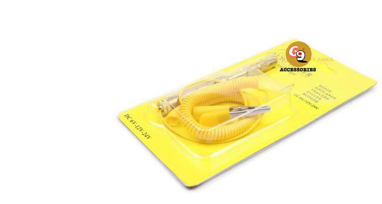 6V-24V Car Circuit Tester Probe Light System Test Probe Lamp Auto Light Lamp Voltage Test Pen Detector Copper