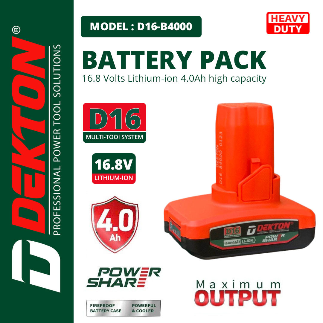 Battery pack 16.8V, 4.0Ah