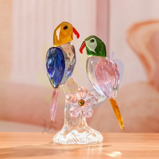 Glass Birds Figurines(blue)