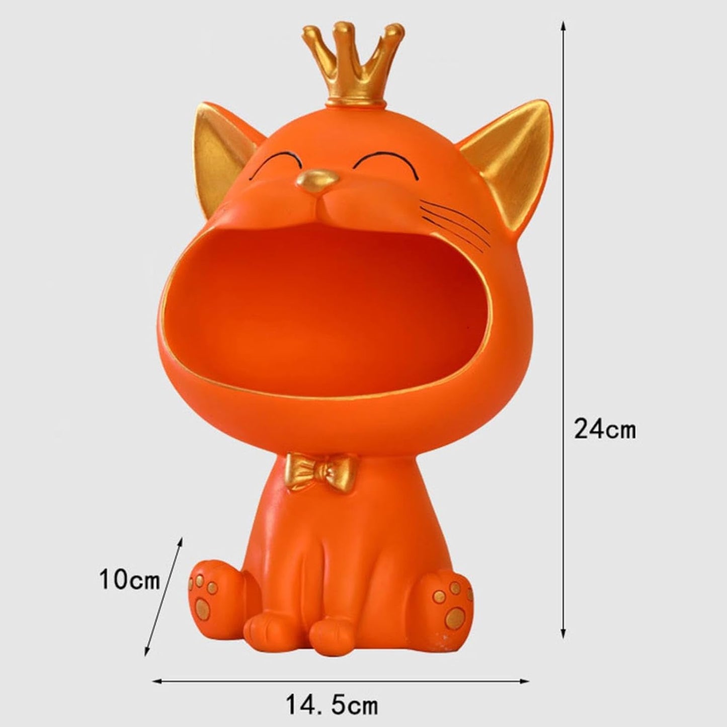 cat figurine (orange)