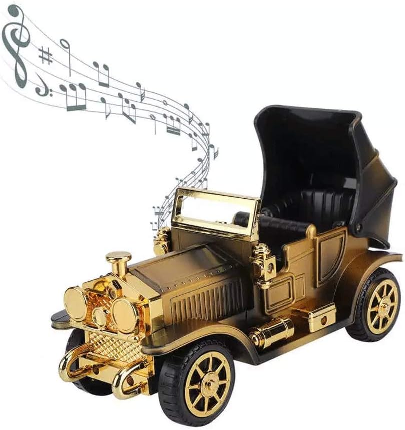 Metal Mobile Classical Car Shape Model Music Box