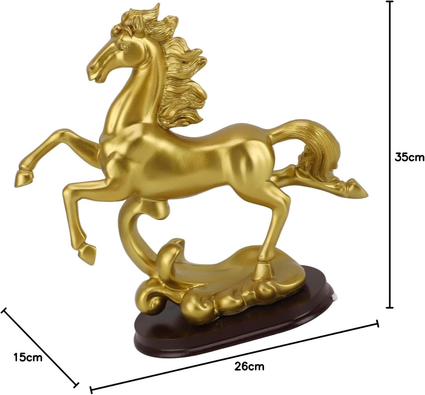 Gold Horse Statue