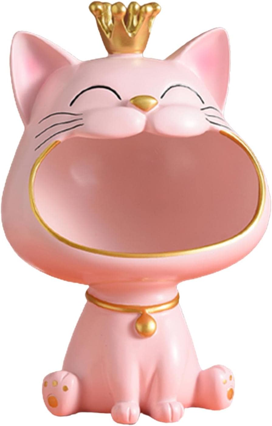 cat figurine (pink)
