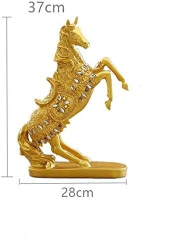 Golden horse stand