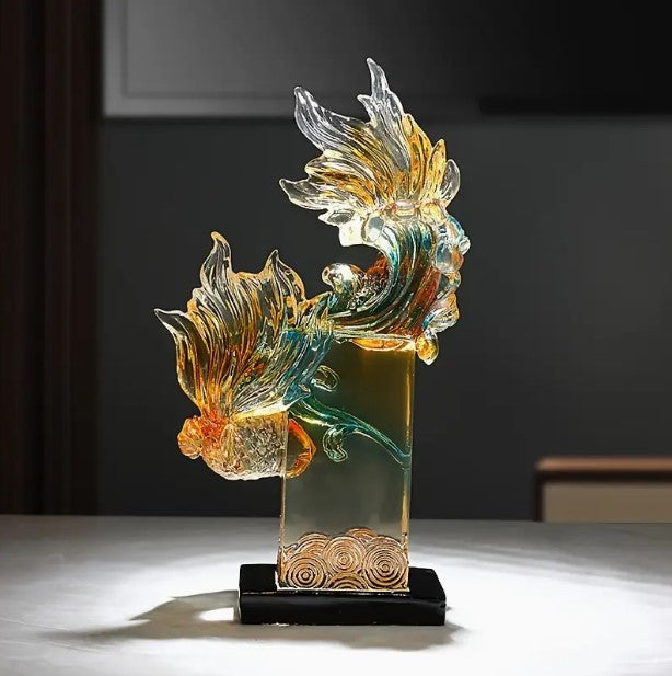 Crystal couple fishes