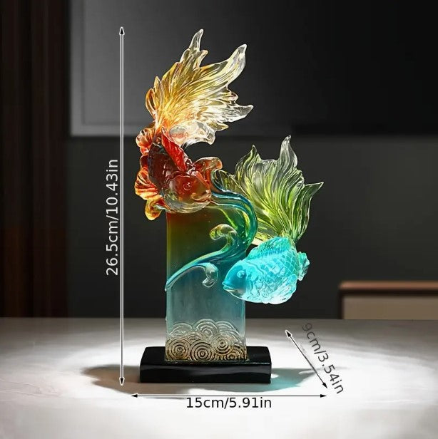 Crystal couple fishes