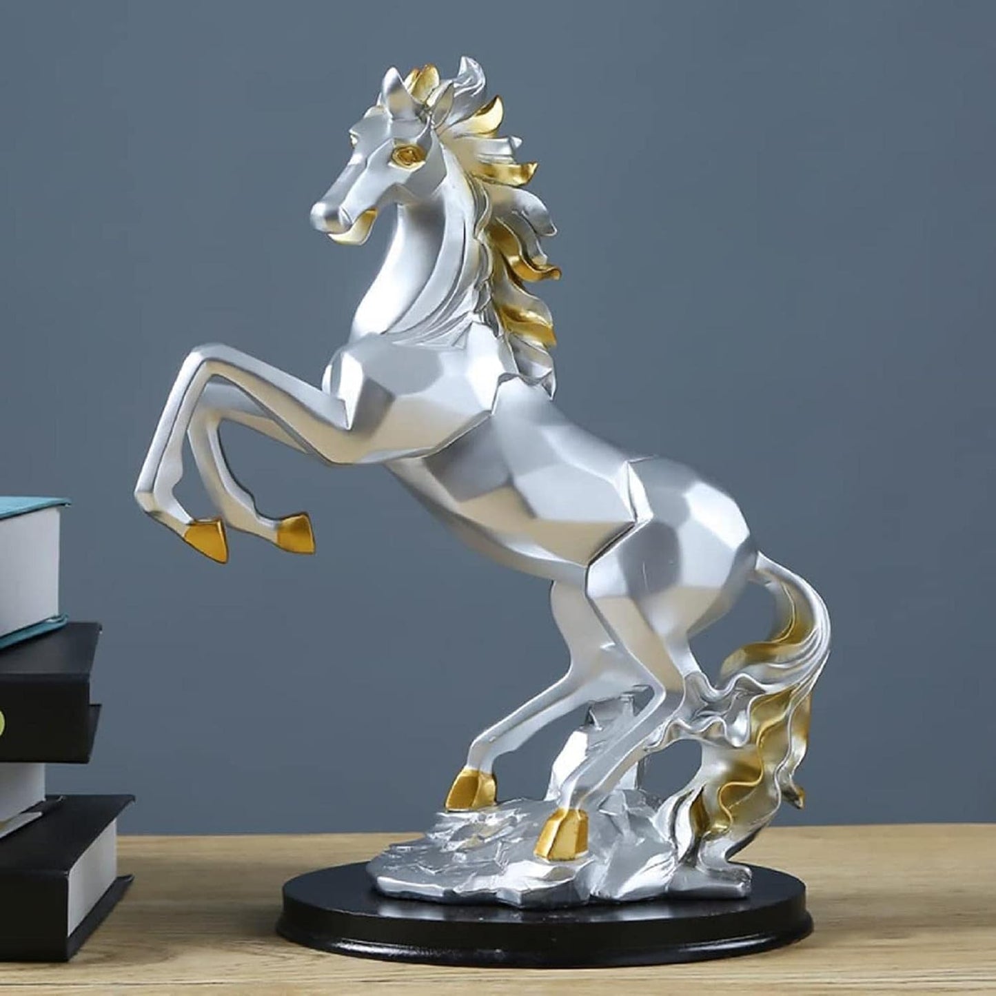 Standing Horse Statue (silver)