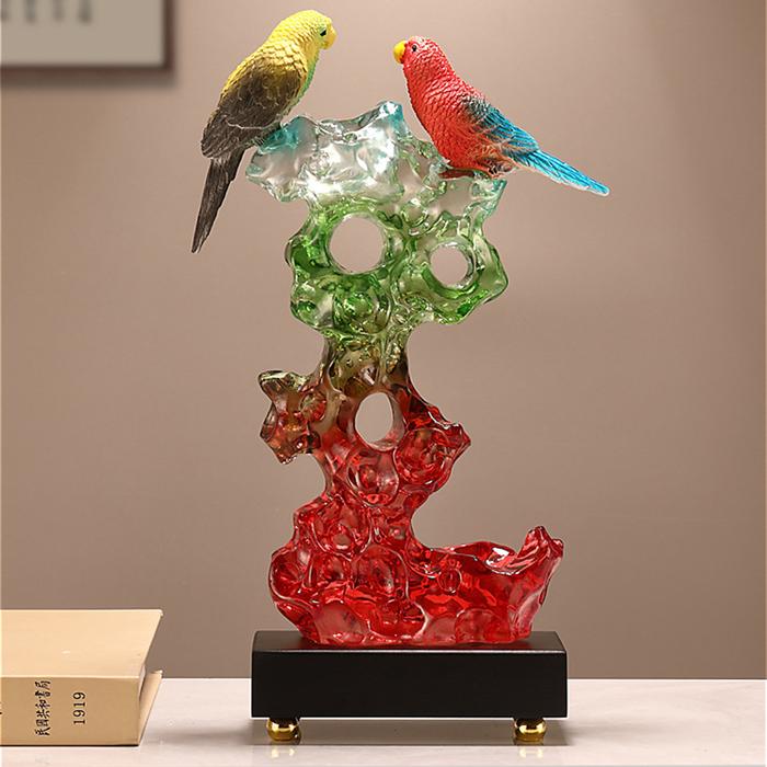 Couple Parrots Coral
