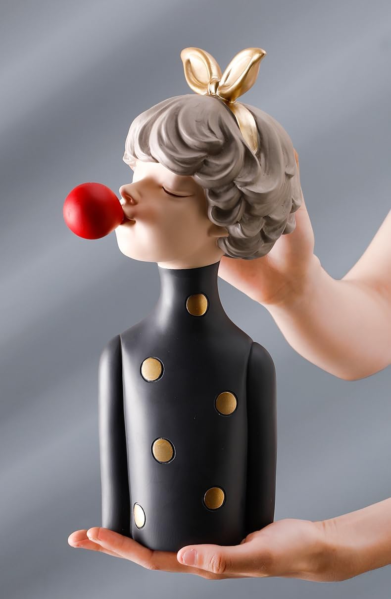 Girl Figures with Bubbles