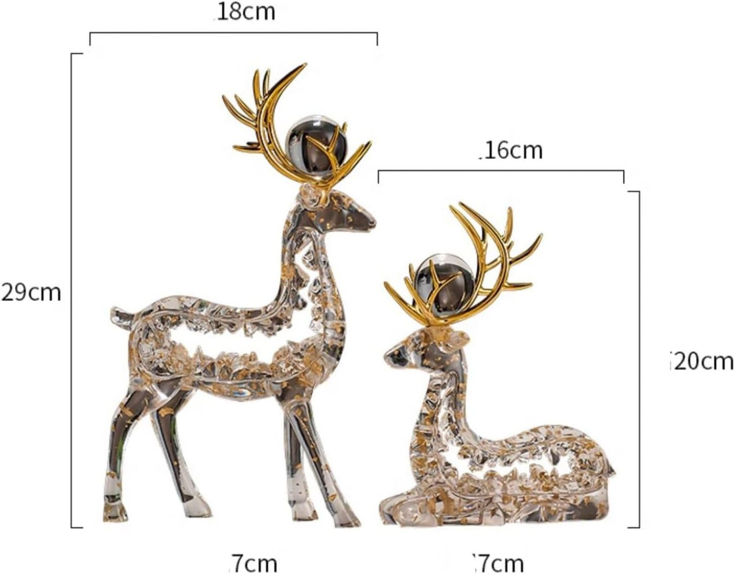 Deer Entrance Figurine
