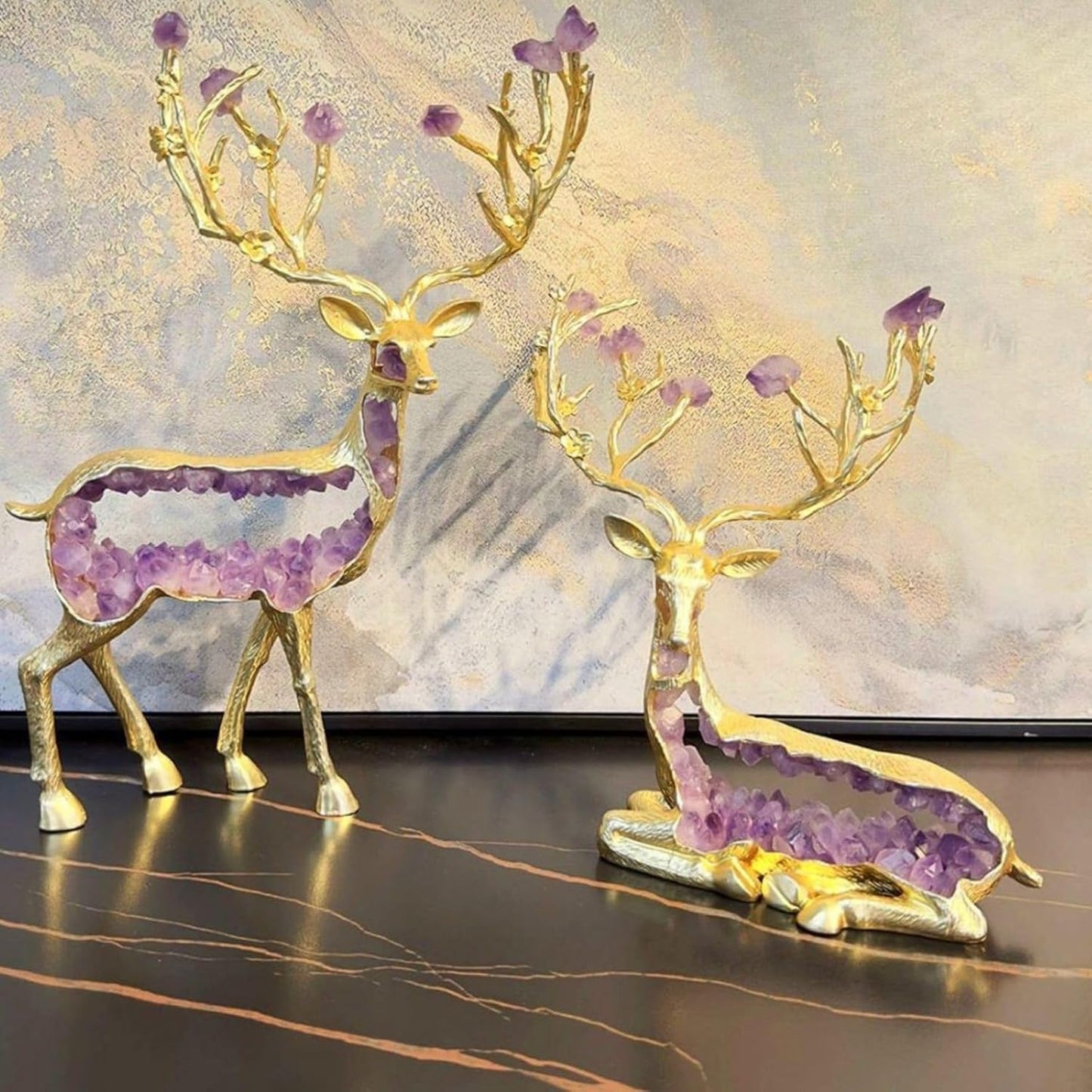 Purple Crystal Deer