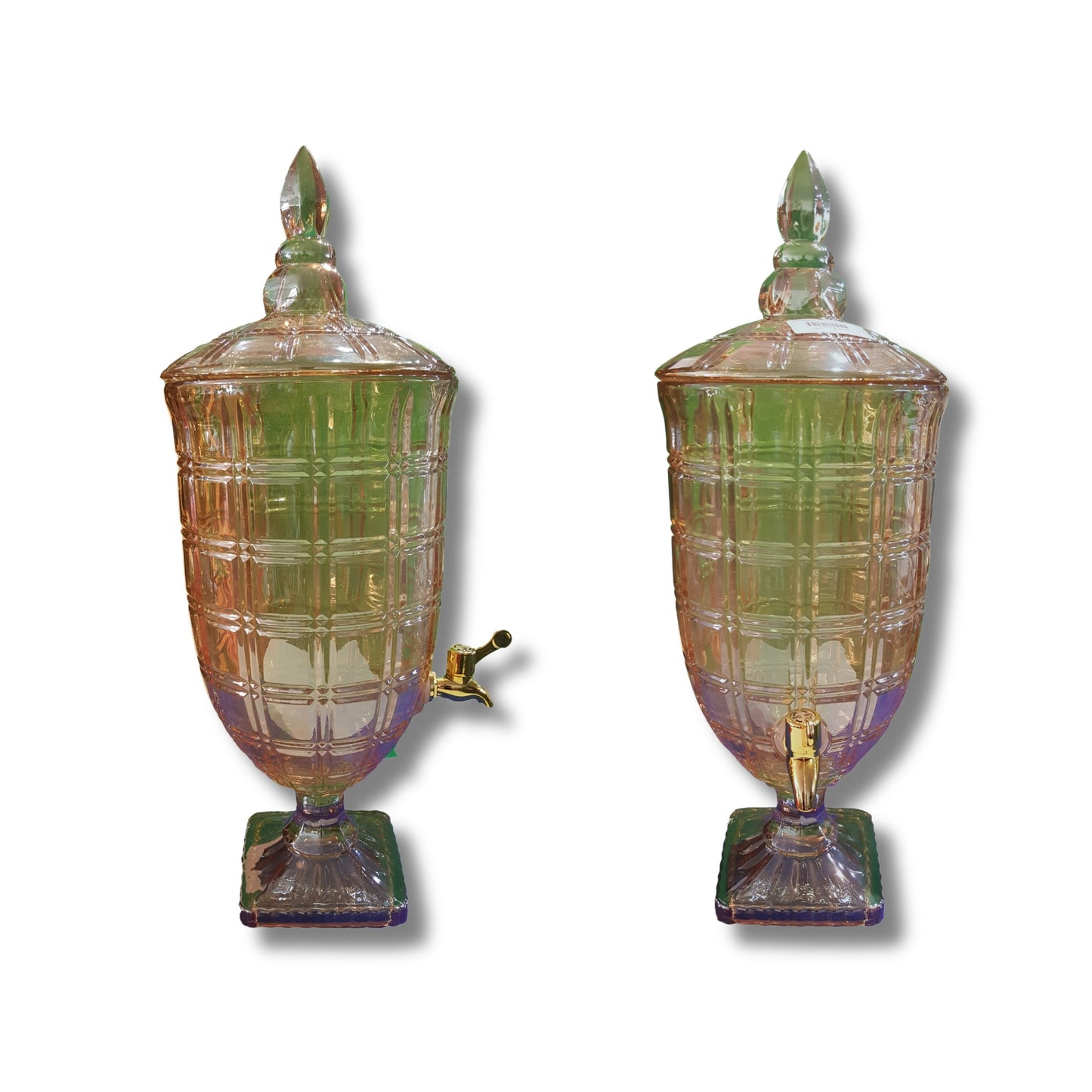 Glass drink dispenser