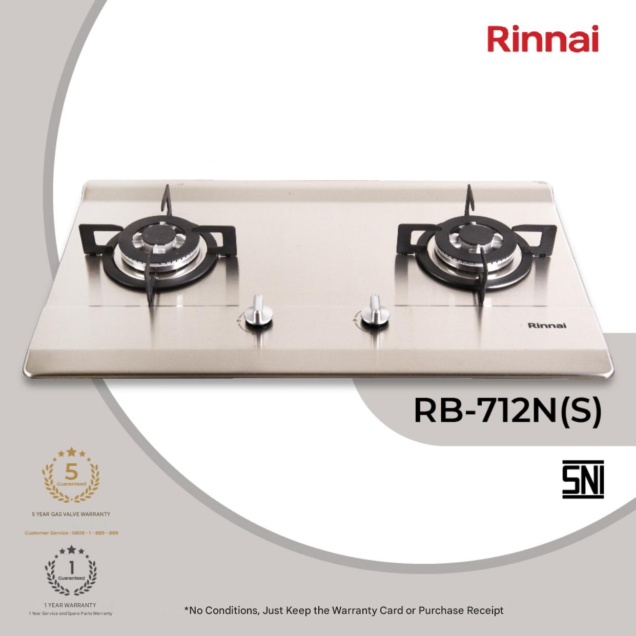 2 Burner Gas Built In Hob (RB-712N(S)