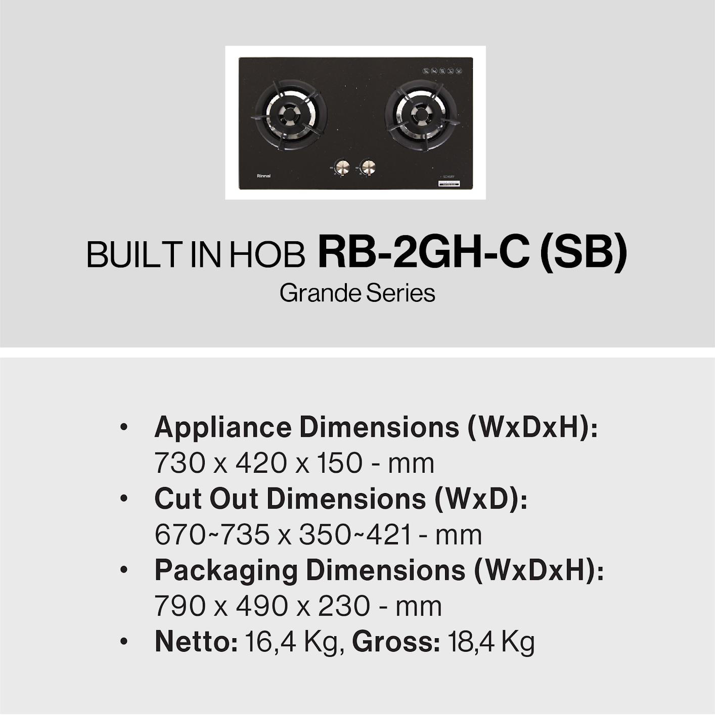 Built-in-Hob (RB-26GF(A)
