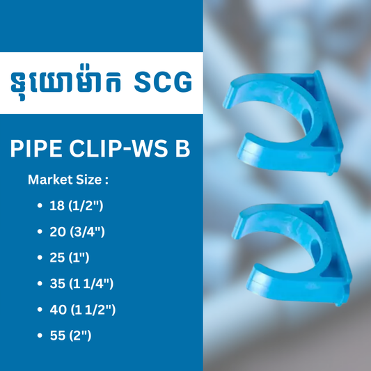 PIPE CLIP-WS B