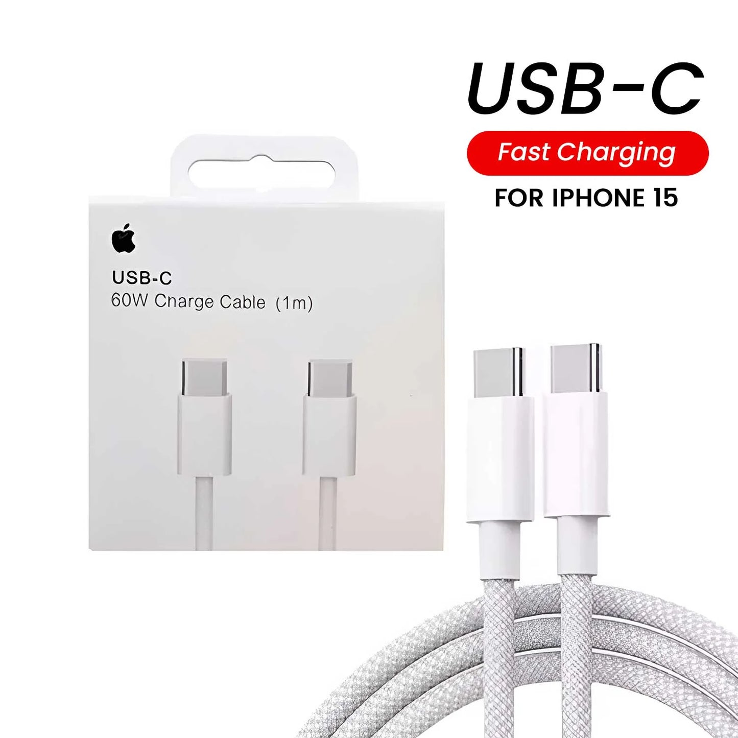 USB-C 60W Charge Cable (1m)