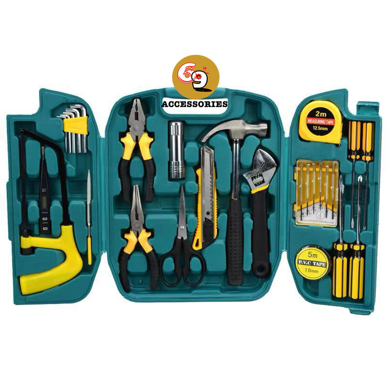 27 Pcs Hand Box Household Gift 
 Professional Hardware MINI Tool Set