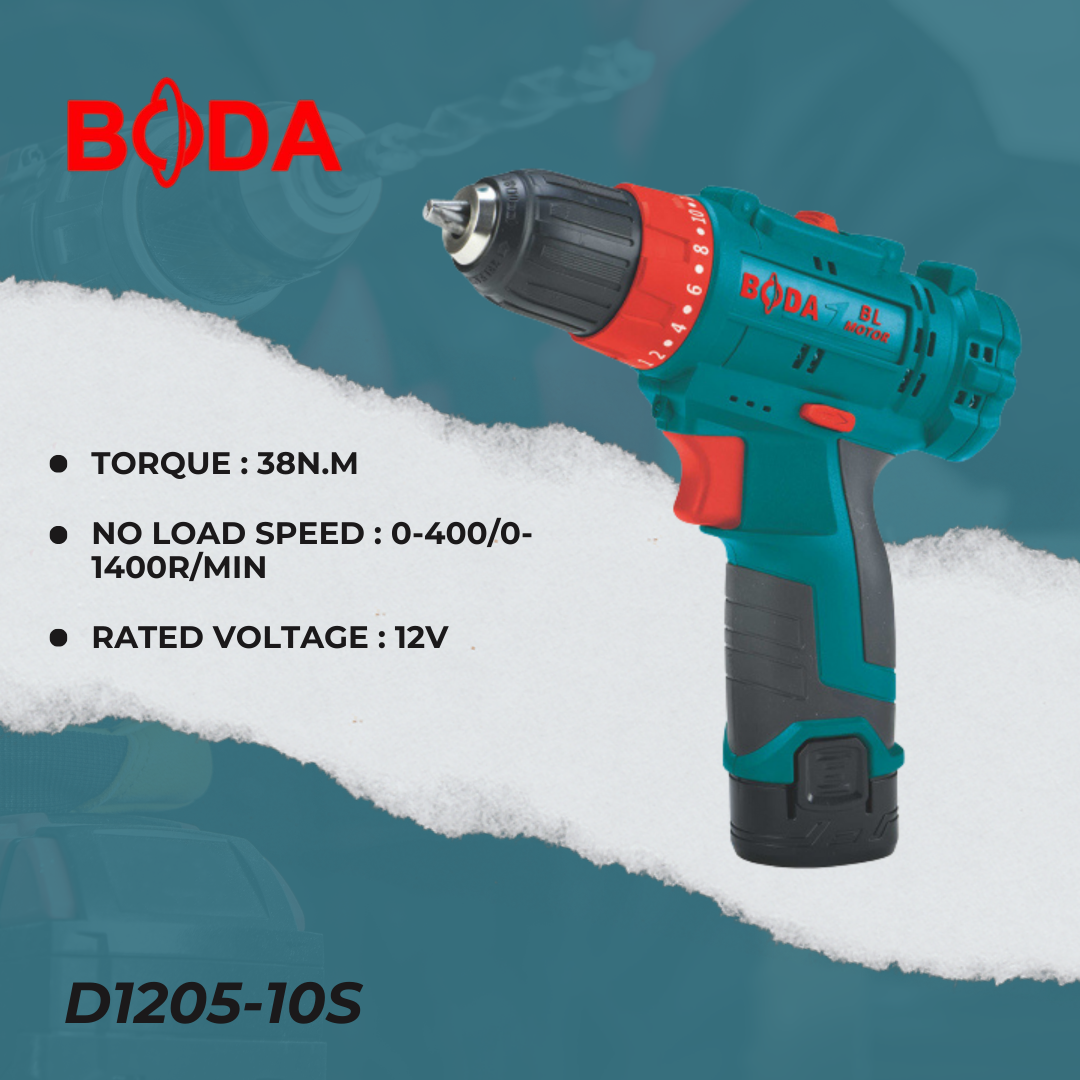Rechargeable Screwdriver Drill (D1205-10)
