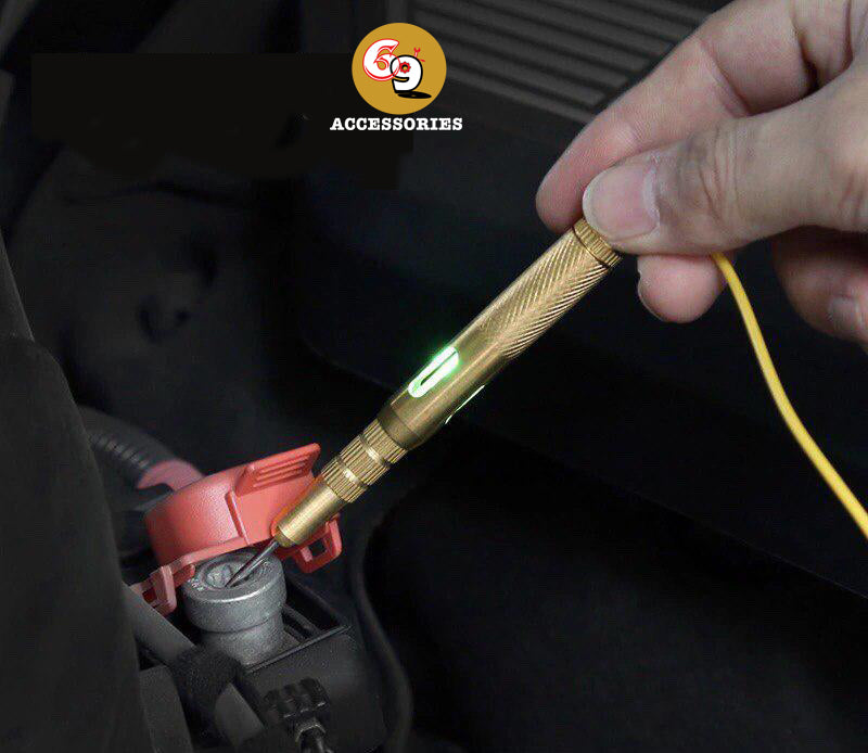 6V-24V Car Circuit Tester Probe Light System Test Probe Lamp Auto Light Lamp Voltage Test Pen Detector Copper