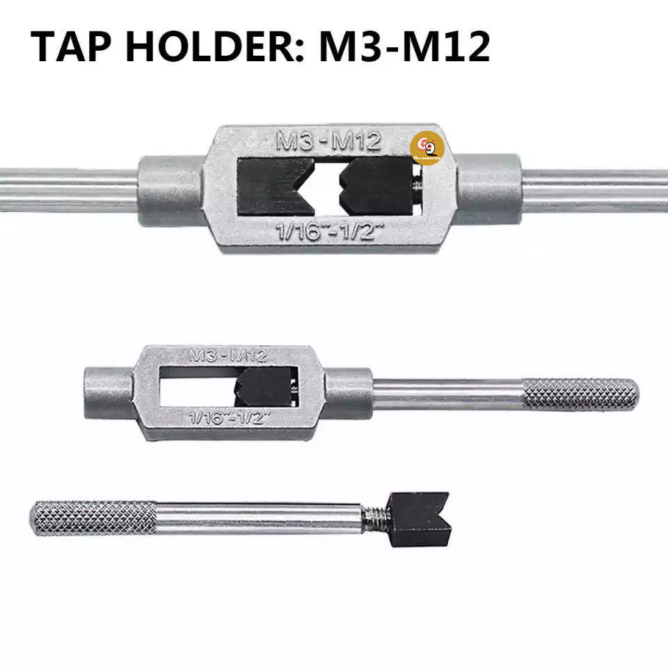 40pcs/set Metricing Tap Wrench
  Tip and Die Pro Set M3-M12 Screw
  Thread Metric Plugs Taps Nut
  Bolt Alloy Metal Hand Tools