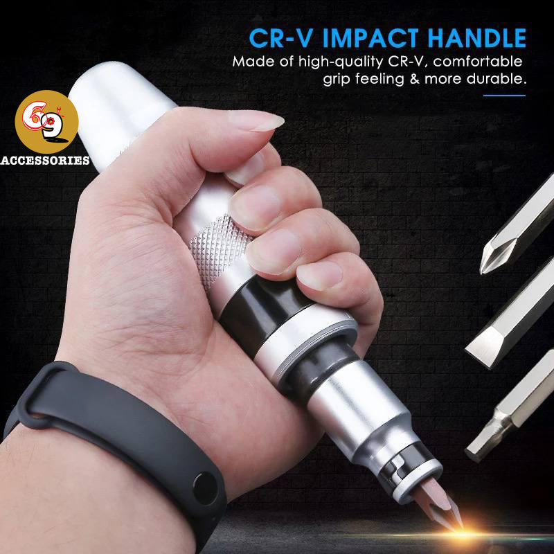 12pcs Screw Hand Tool Kit Practical Impact Driver Bits Socket Professional Screwdriver Set