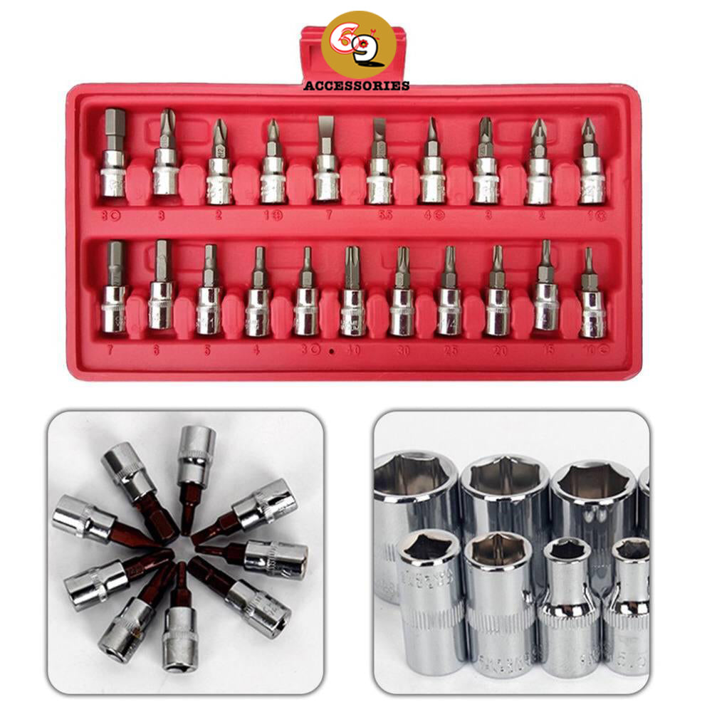 46 pcs Sockets Set Ratched Wrench Hand Tool Set