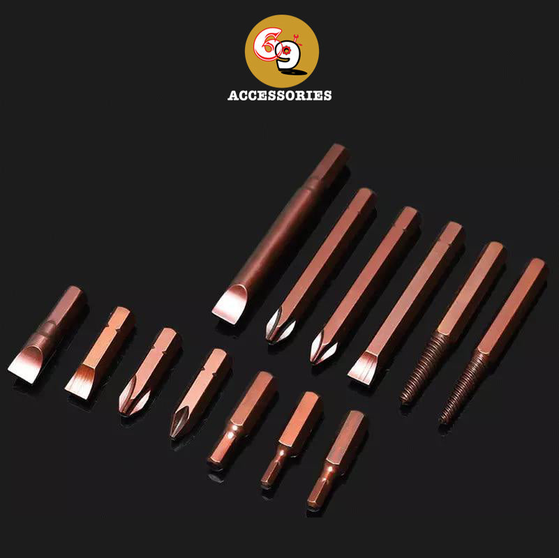 12pcs Screw Hand Tool Kit Practical Impact Driver Bits Socket Professional Screwdriver Set