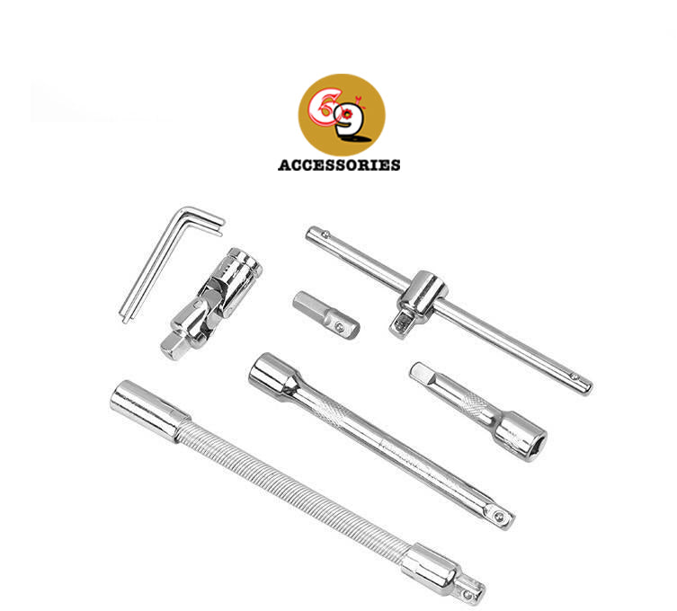 46 pcs Sockets Set Ratched Wrench Hand Tool Set