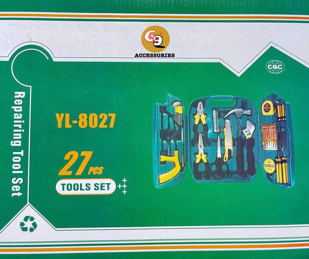 27 Pcs Hand Box Household Gift 
 Professional Hardware MINI Tool Set