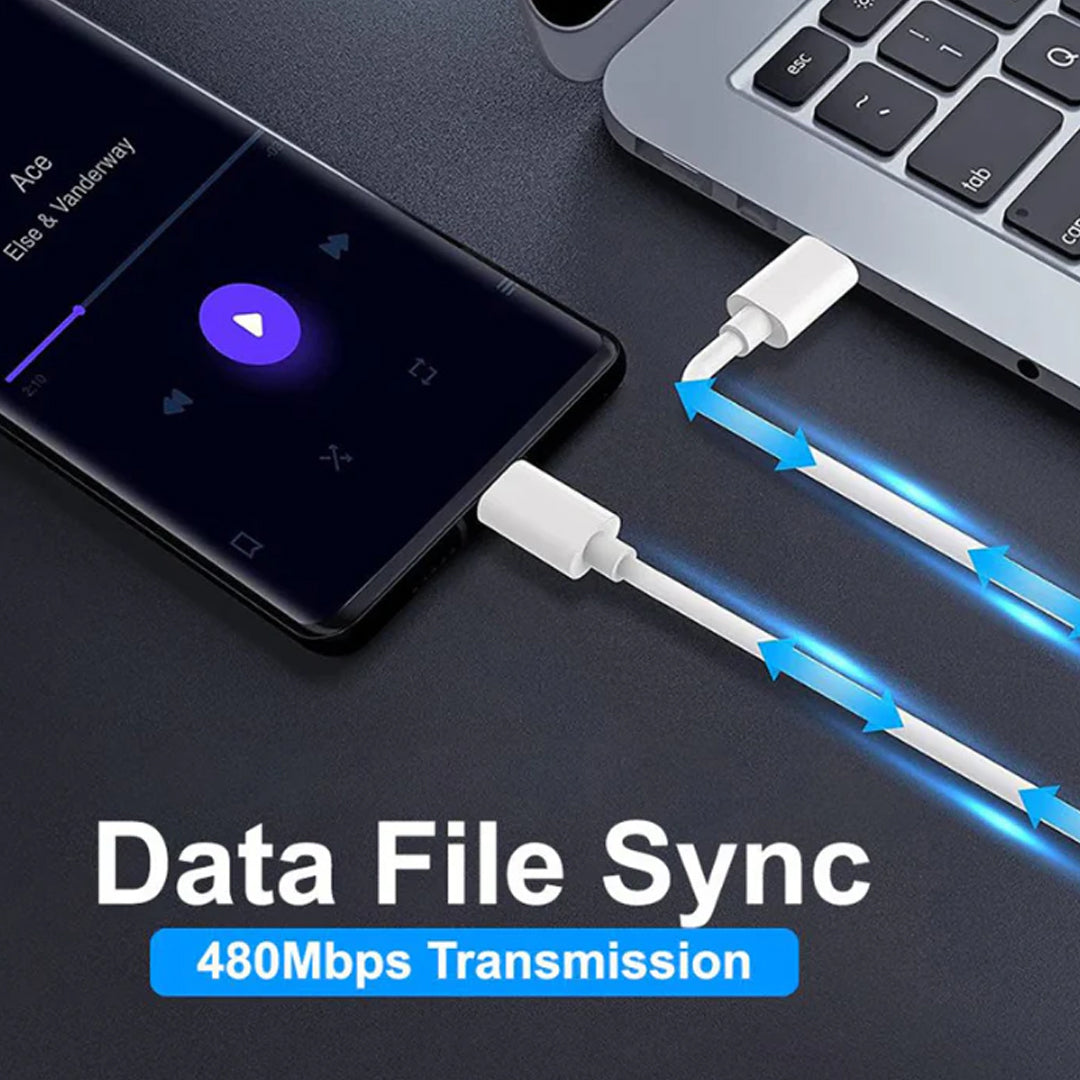 USB-C to Type-C and Lightning 60W Charge Cable