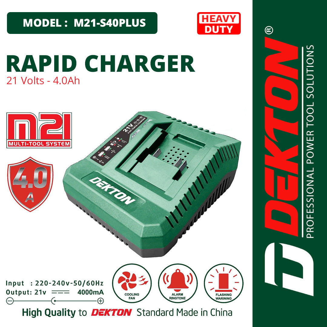 Fast Charger 21V, 4.0A