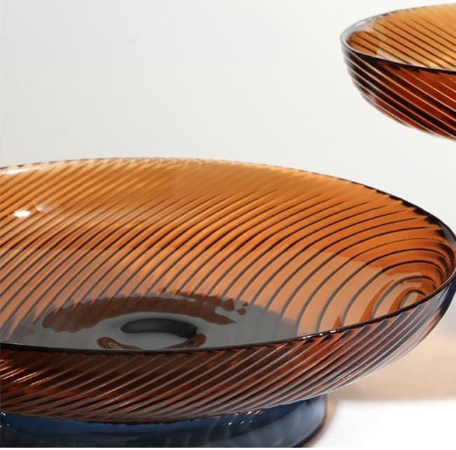 Fruit glass bowl