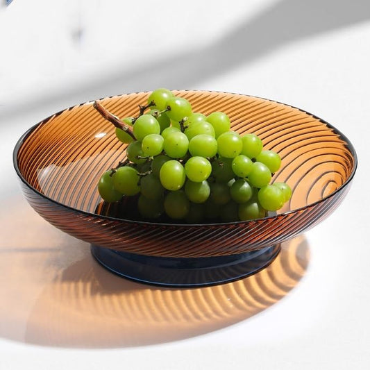 Fruit glass bowl