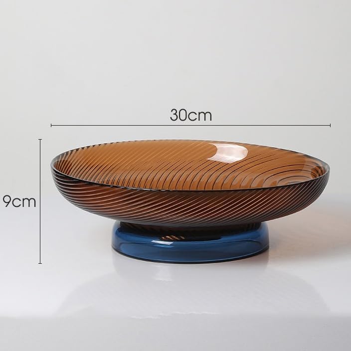 Fruit glass bowl