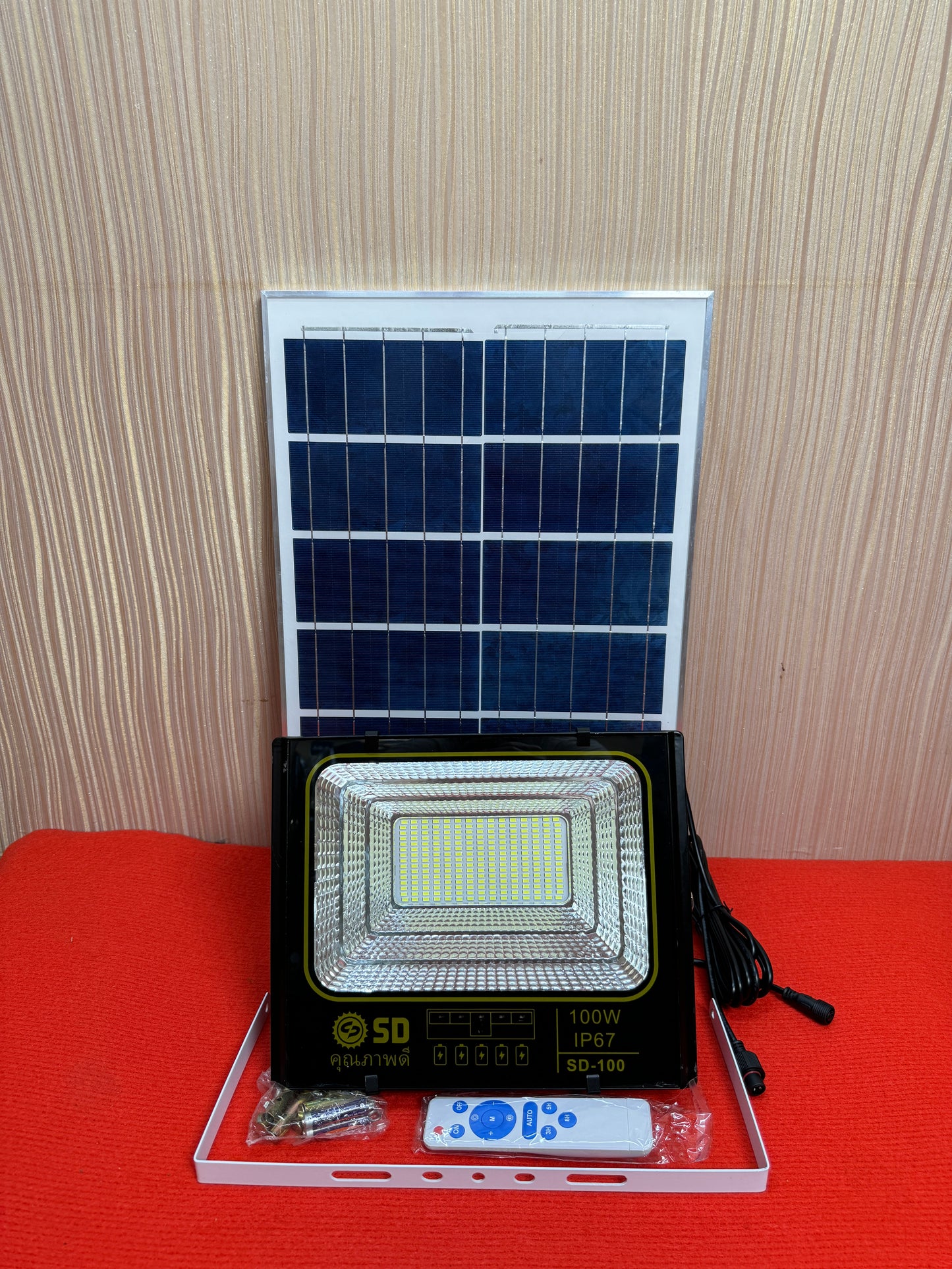 Solar powered headlights