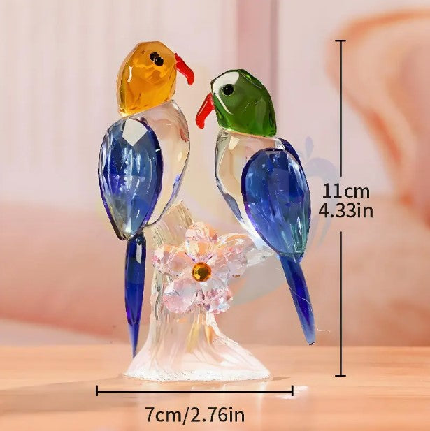 Glass Birds Figurines(blue)