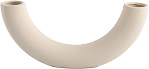 ceramic vase moon shape