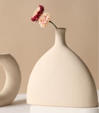 ceramic vase fish tail shape