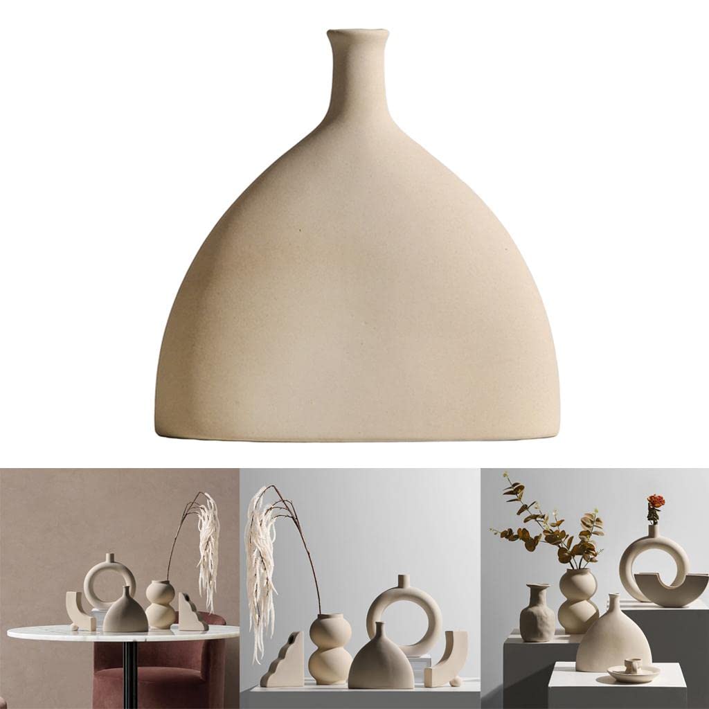 ceramic vase fish tail shape