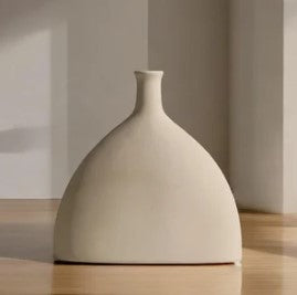 ceramic vase fish tail shape