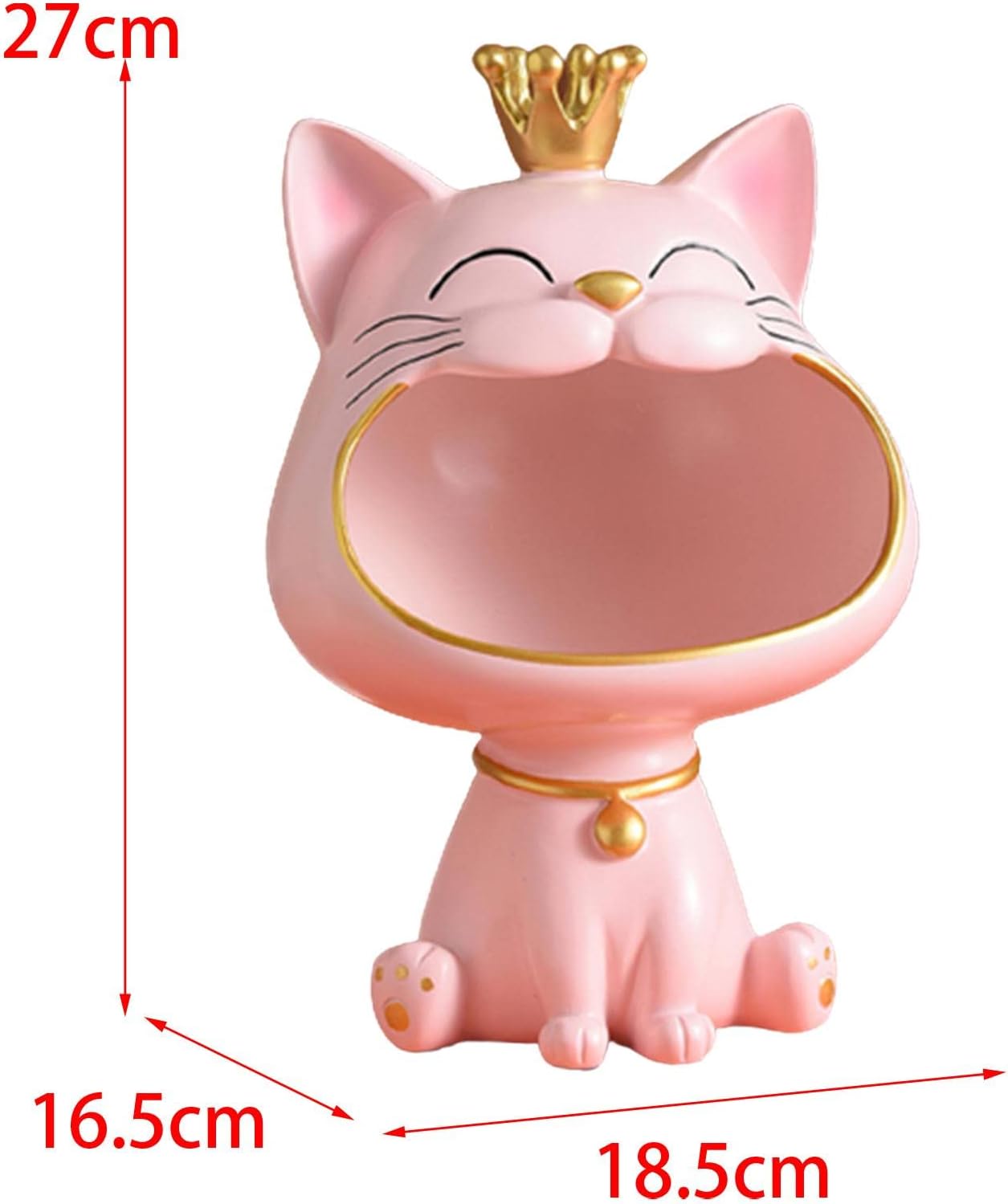 cat figurine (pink)