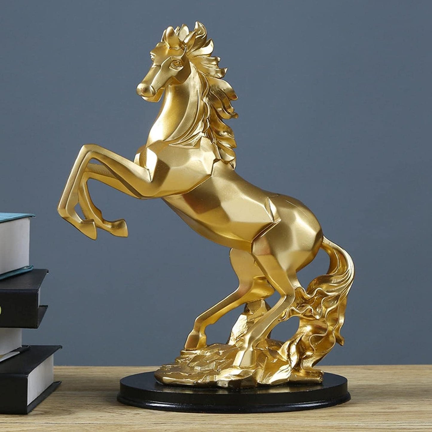 Standing Horse Statue (Gold)