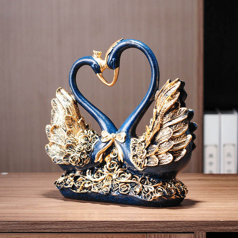 Swan Statue Figurines