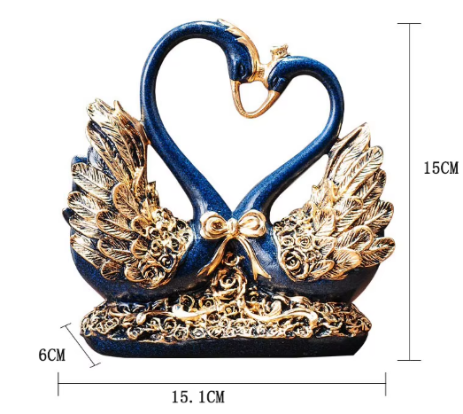 Swan Statue Figurines