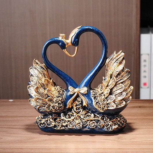 Swan Statue Figurines
