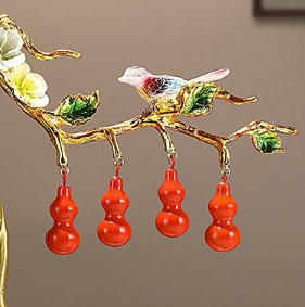 Gourd and carrot ornament