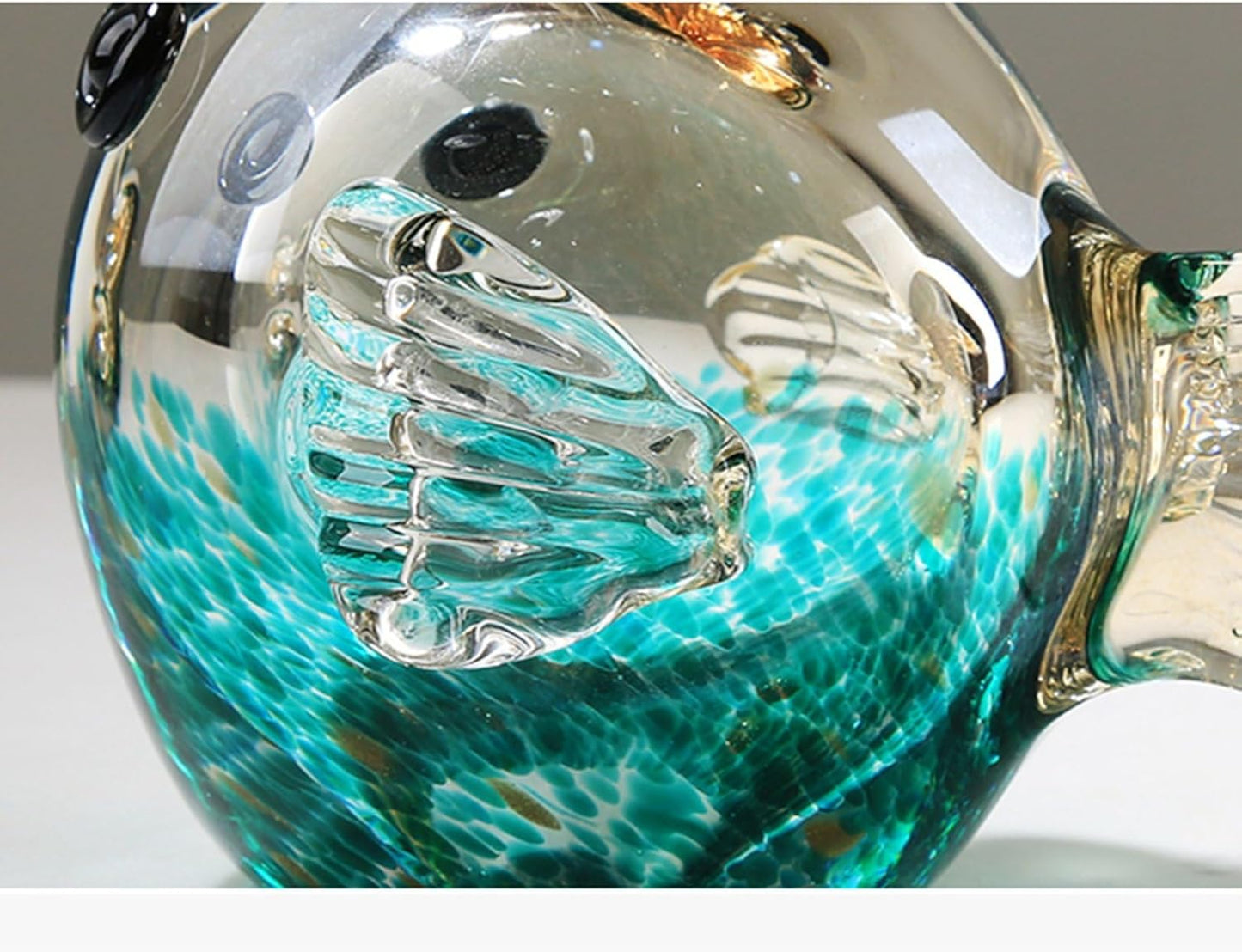 Crystal Glass Couple Fish